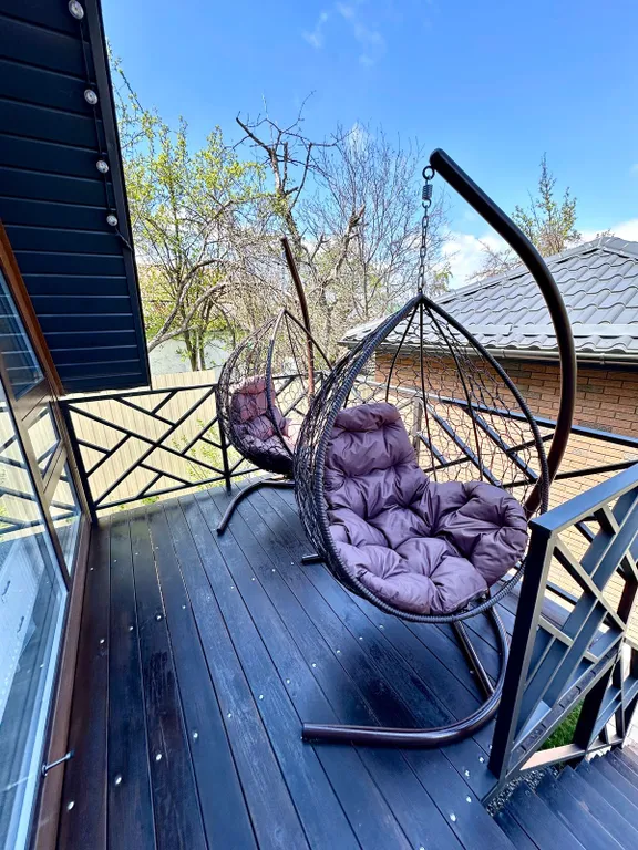 А-фрейм с видом на горы