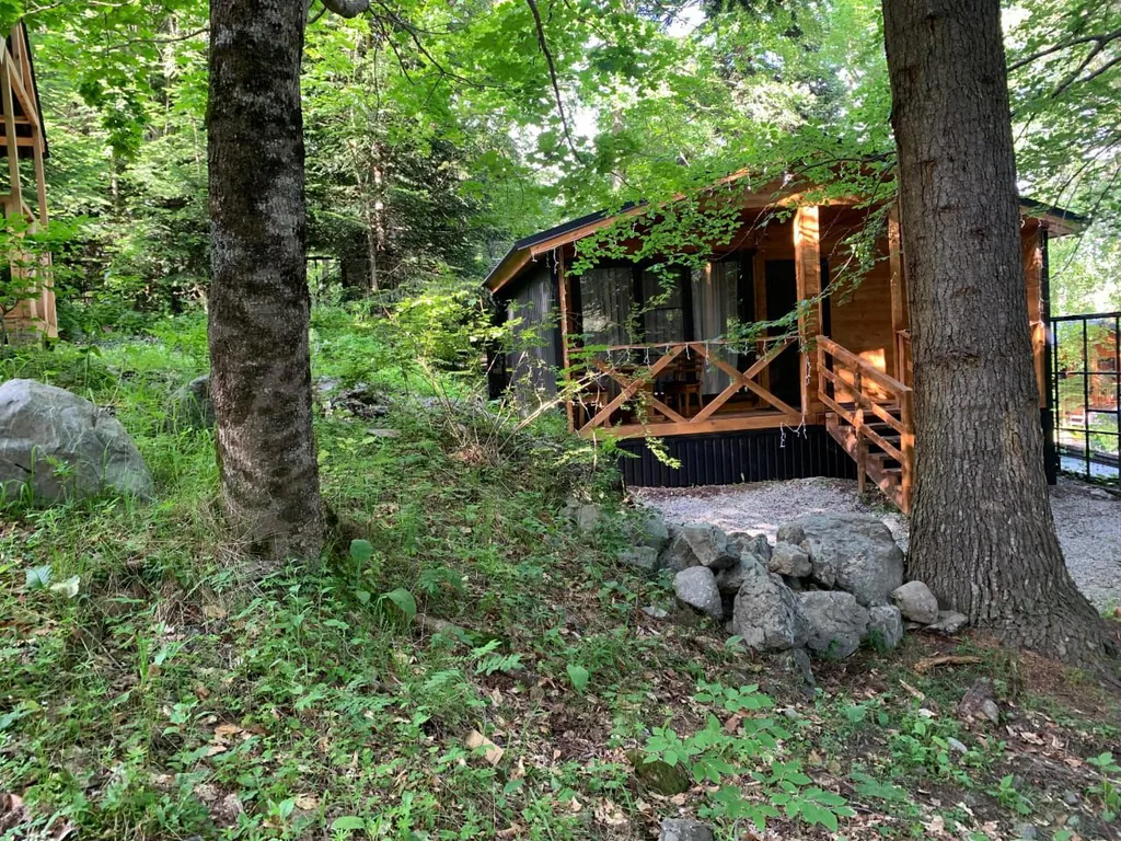 Коттедж Коттедж Уютное шале в окружении леса — Архыз