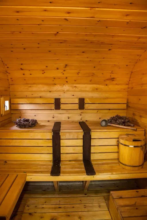 Барнхаус ВЕСНА с камином и баней