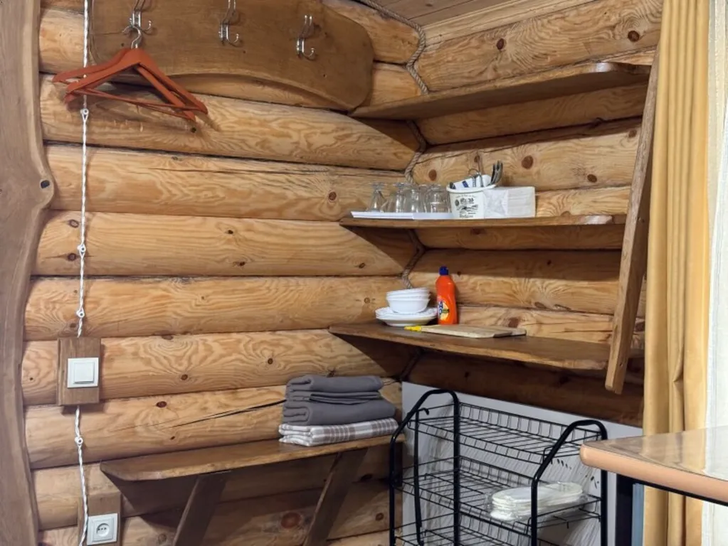 Коттедж Коттедж Шале-студия с двуспальной кроватью и раскладным диваном — Архыз