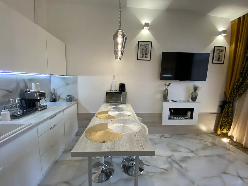 2-х комнатные апартаменты в современном стиле с камином