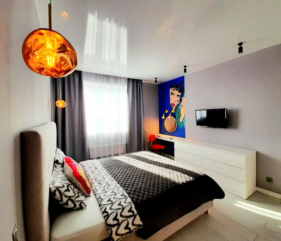 Квартира Яркая жизнь позитивный дизайн в стиле поп-арт — аренда посуточно в Архангельск