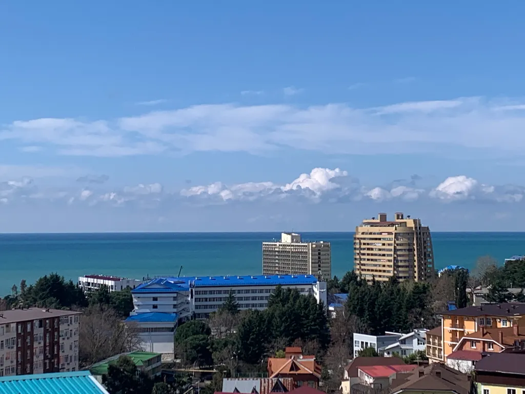 Квартира Квартира Новая студия с панорамным видом на море — Адлер