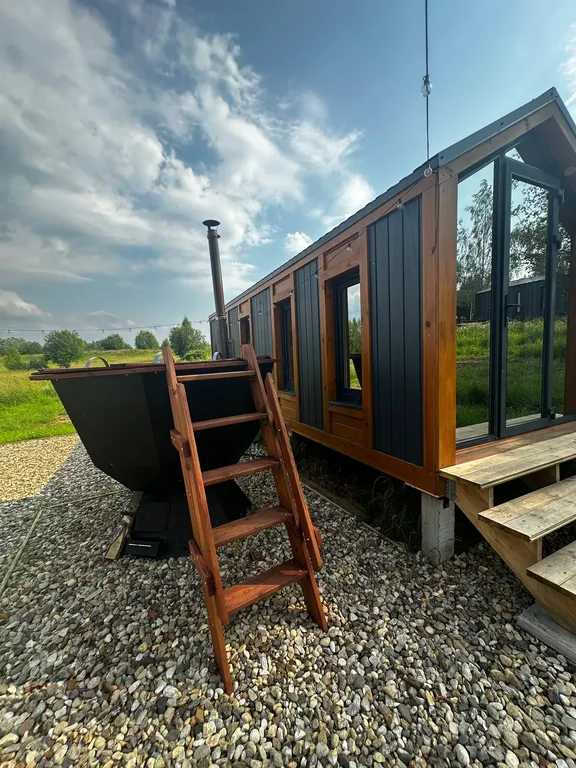 Двухэтажный дом 472 с банным чаном и камином