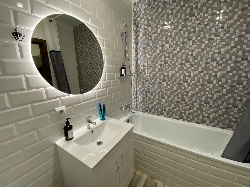 Уютная студия с видом на город