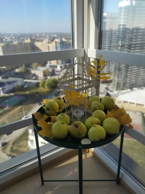 Sky studio с панорамным видом на город