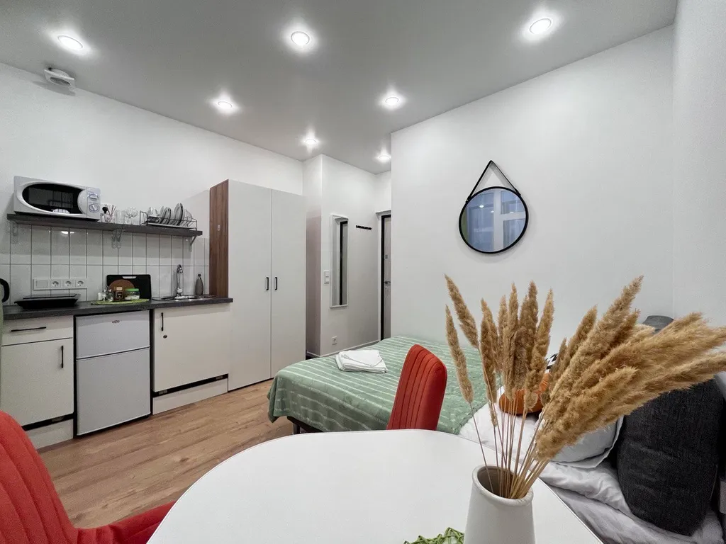 Светлая студия на двоих в ЖК Миниполис Дивное