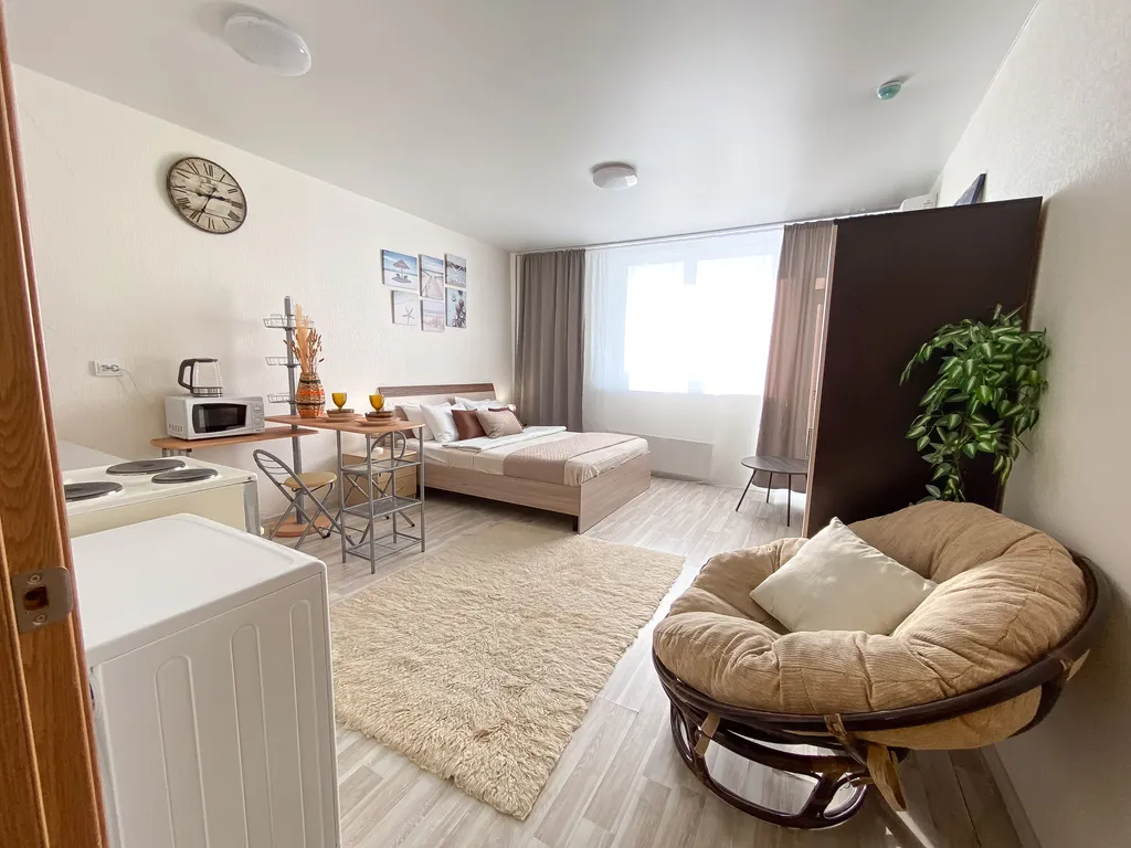 Просторная студия в новом ЖК у парка Молодёжный