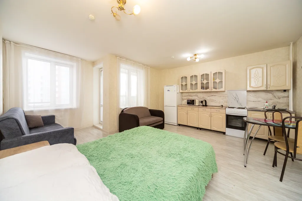 Студия на 17 этаже в центре города