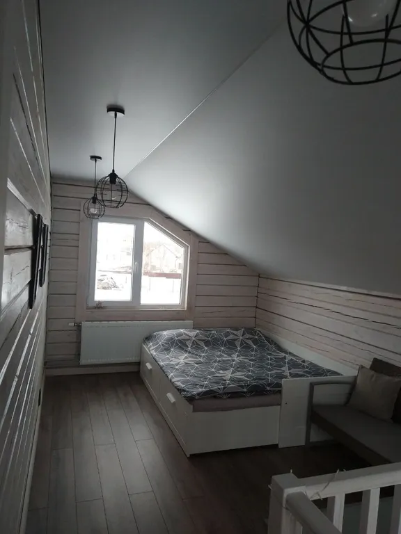 Уютный светлый деревянный домик с сауной и купелью