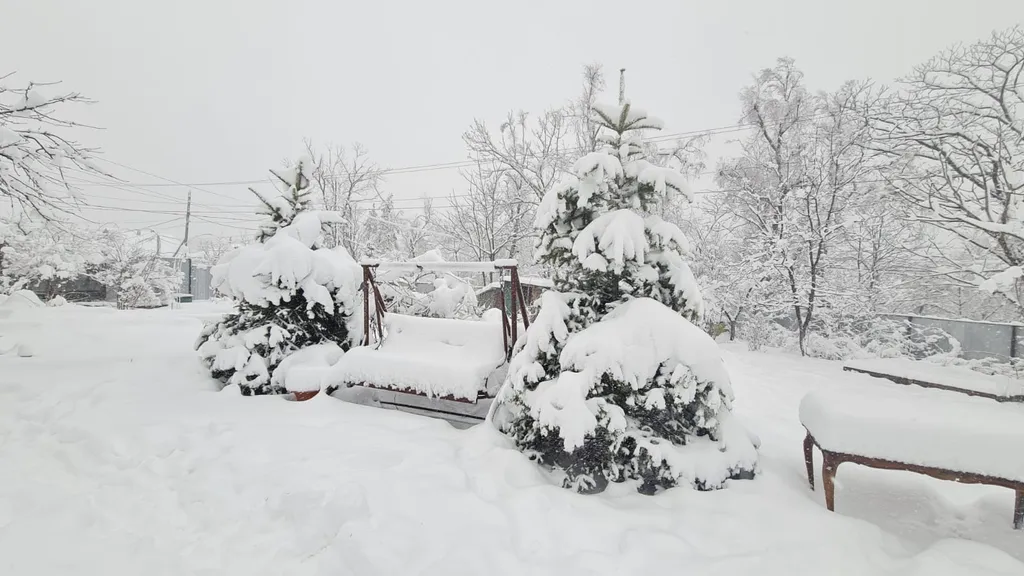 Уютный загородный дом с красивой благоустроенной территорией.
