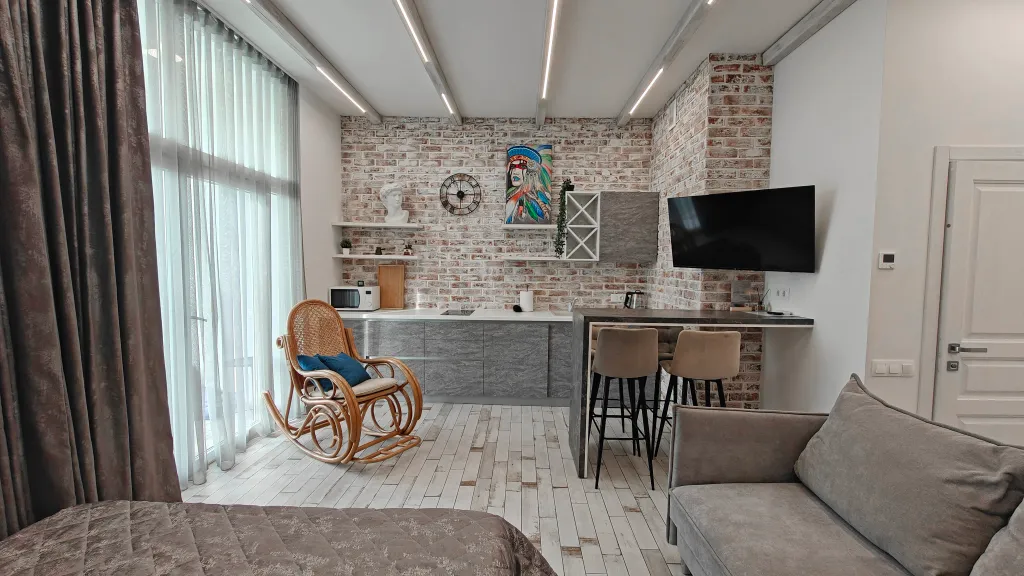 ТЕРРА48 | Премиальная студия Пентхаус|Penthouse в центре, ЖК Утро