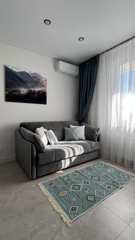 Уютная студия с видом на горы в новом ЖК комфорт класса Яблоневый