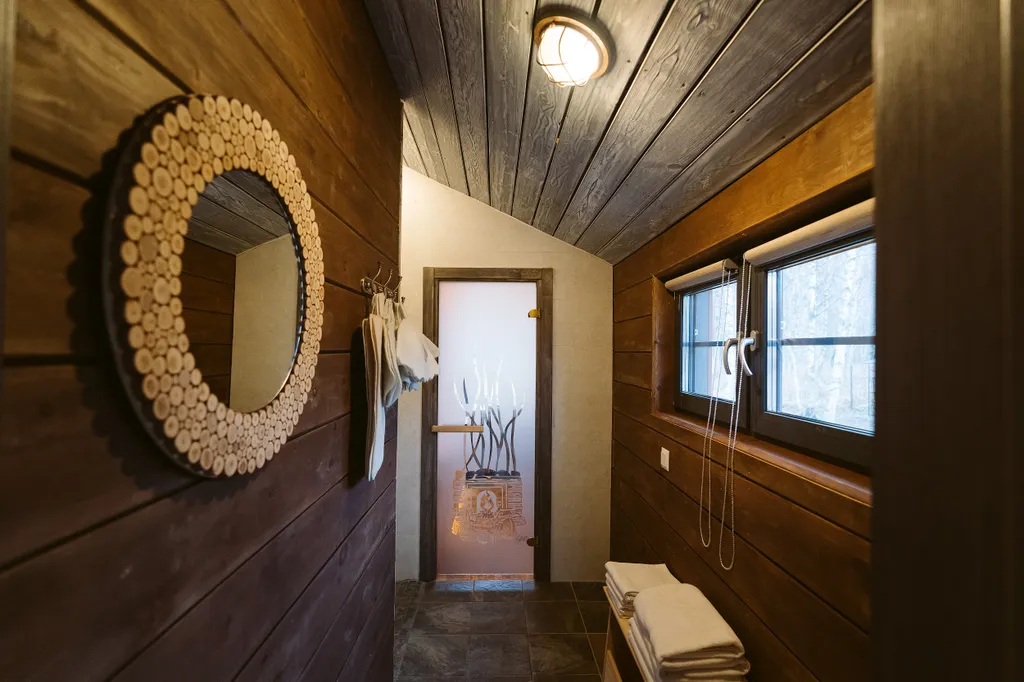 Домик с камином и кондиционером