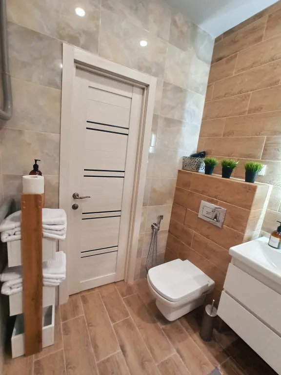 Просторные апартаменты с шикарным видом на город и парк