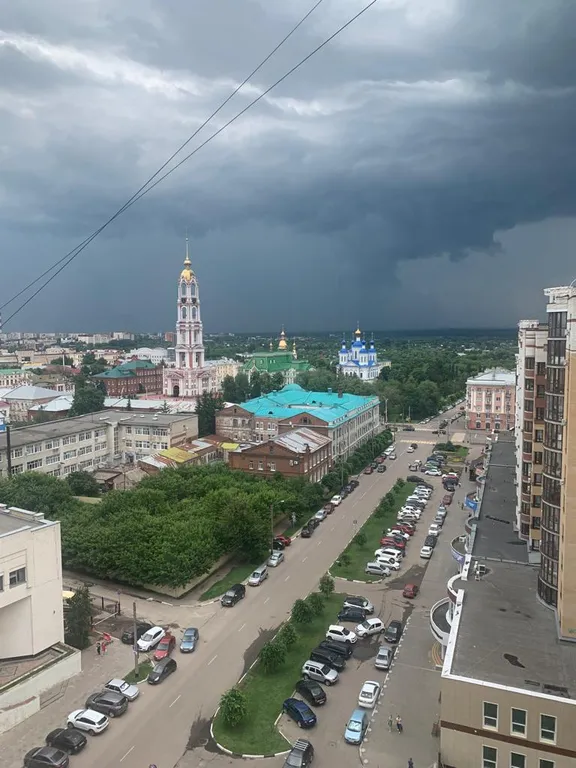 Студия с панорамным видом