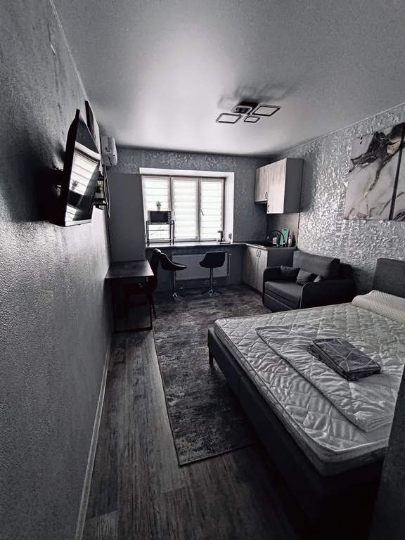 Уютная квартира-студия с новым ремонтом, бесконтактное заселение