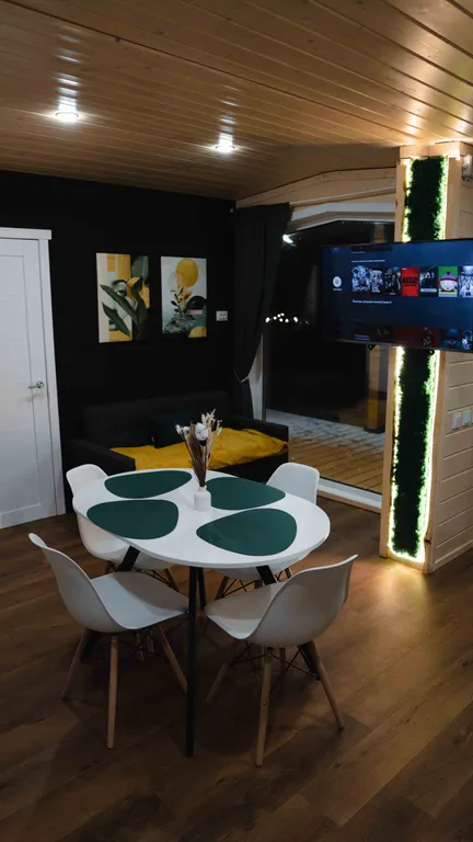 Уютный дом в лесу с панорамой и СПА комплексом