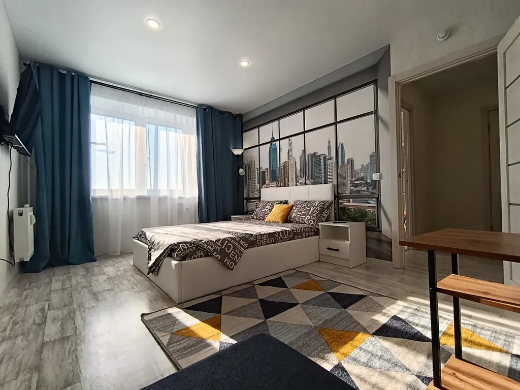 Уютная, чистая квартира с панорамным видом на город