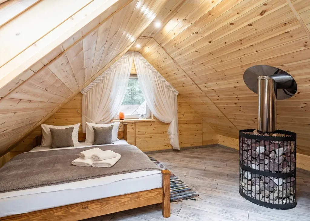 Дом-студия с баней в самом центре Беловежской пущи ( д. Ляцкие)