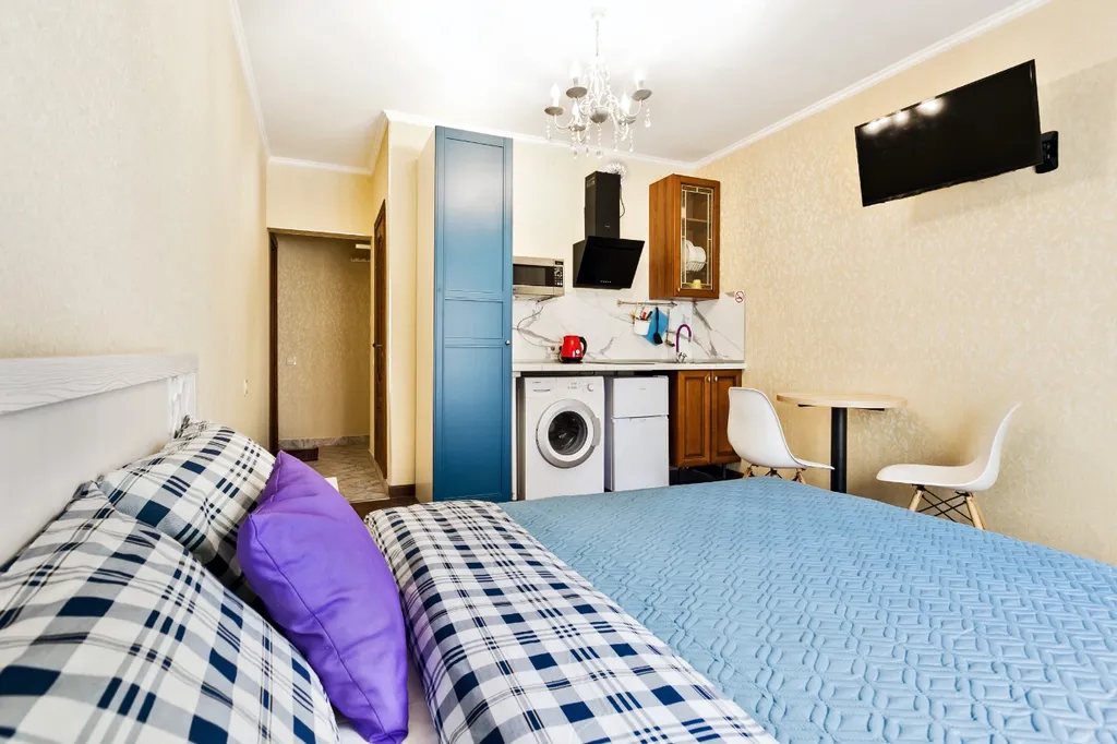 Квартира Квартира Студия рядом с метро — Москва