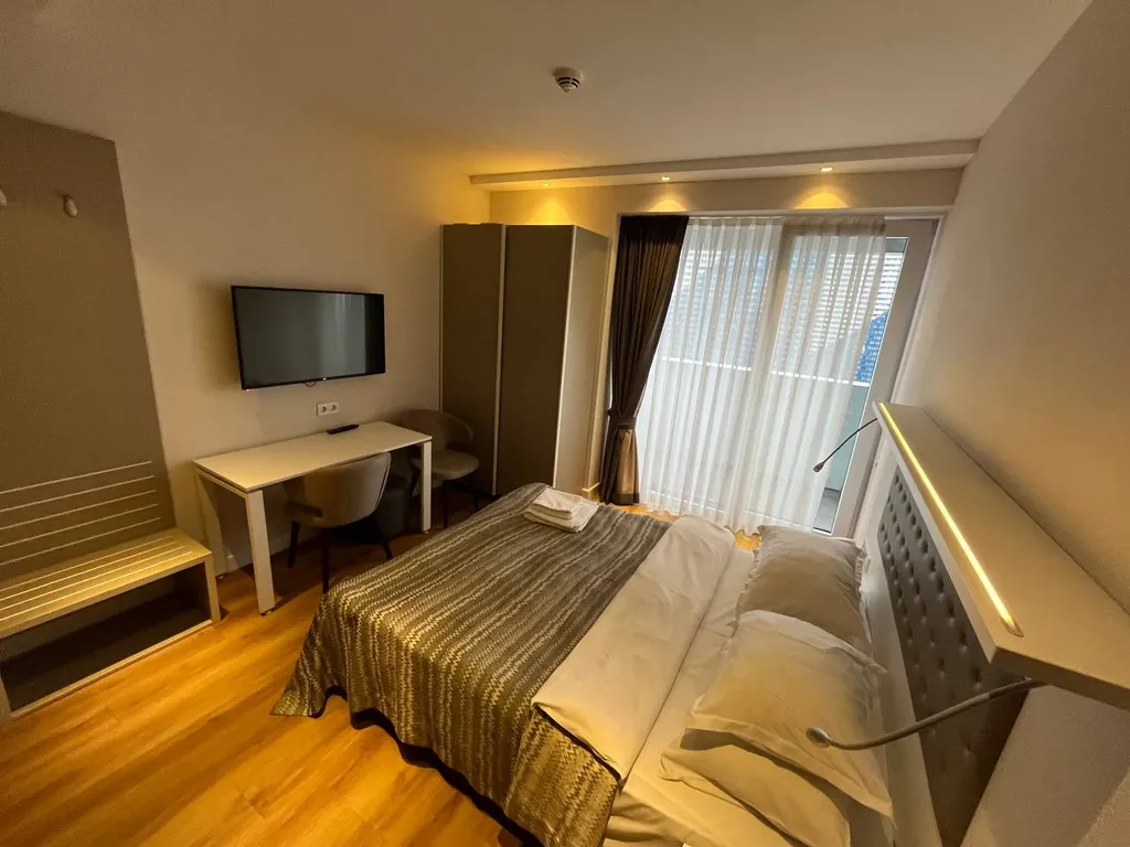 Квартира Квартира Апартамент с видом на первой линии моря в 5 звездочном Апарт-отеле — Батуми