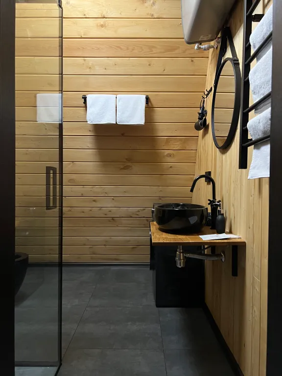 Коттедж а-фрейм атмосфера