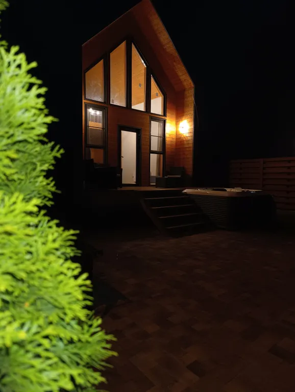 Aframe_KMV дом с горячим джакузи