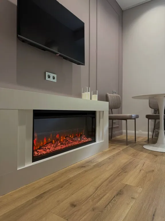 Апартаменты с камином и большой ванной