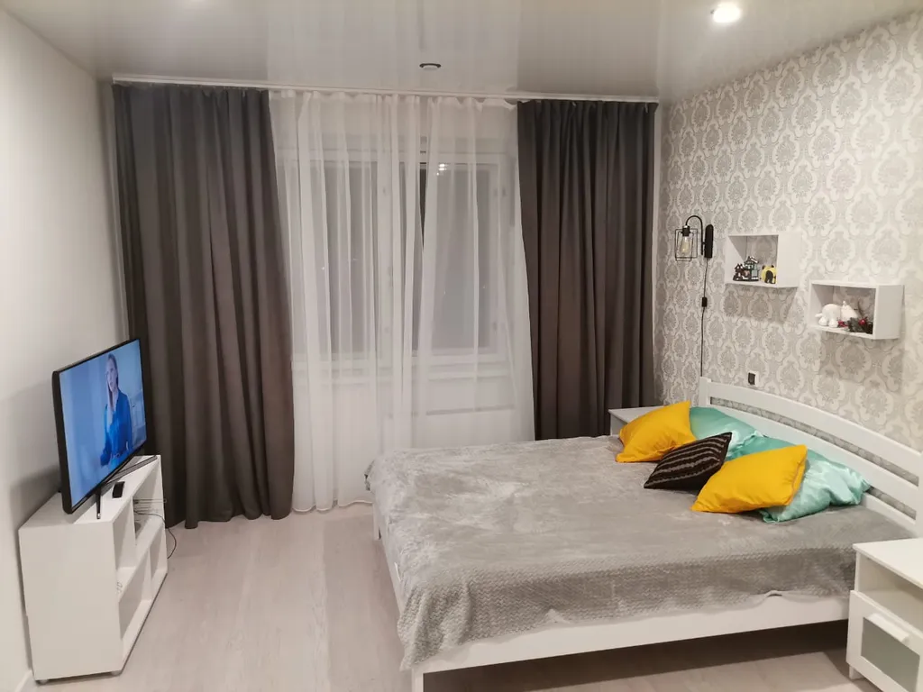 Уютная квартира с видом на берёзовую рощу