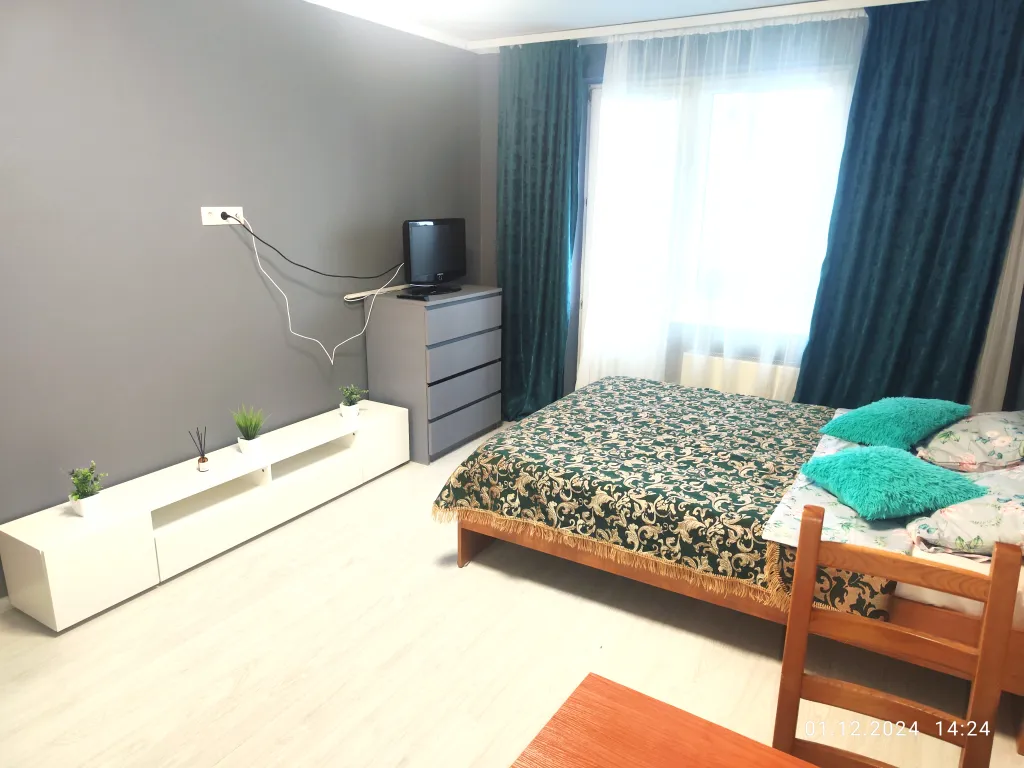 Студия с балконом в скандинавском стиле