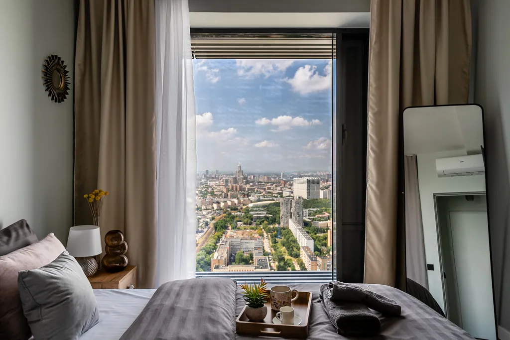 Квартира Квартира Бизнес класс на 52 этаже, умный дом и потрясающий вид на Москву — Москва