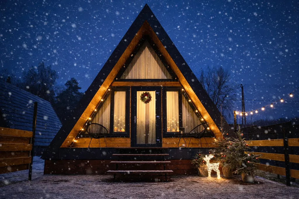 Коттедж A-frame Терракот домик из дерева — аренда посуточно в Тучково