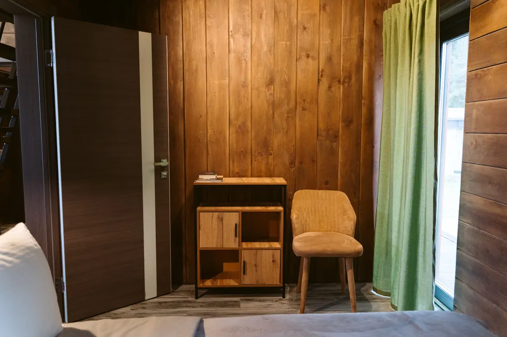 Домик с камином и кондиционером