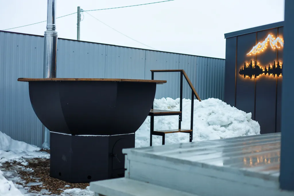 Стильный barnhouse с сауной