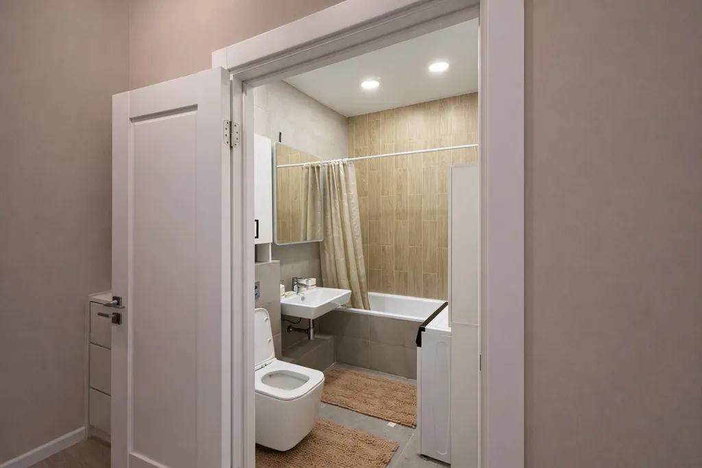 Продуманная 2-х комнатная квартира с ванной