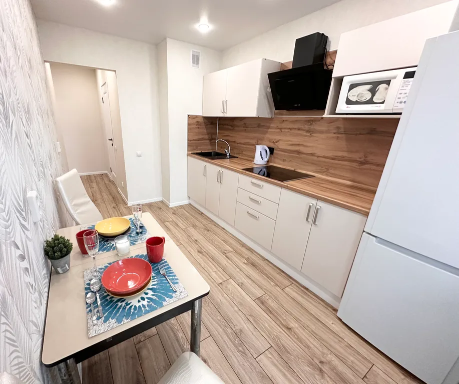 Современная однокомнатная квартира в самом сердце жизни города