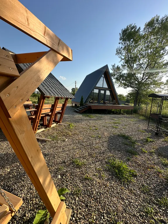 Чудесный домик А-фрейм вблизи леса и термальных источников