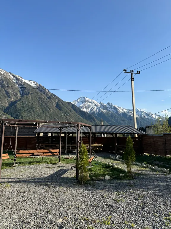 Домбай -Теберда , домики в горах