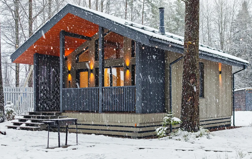 Новый дом на лесном участке