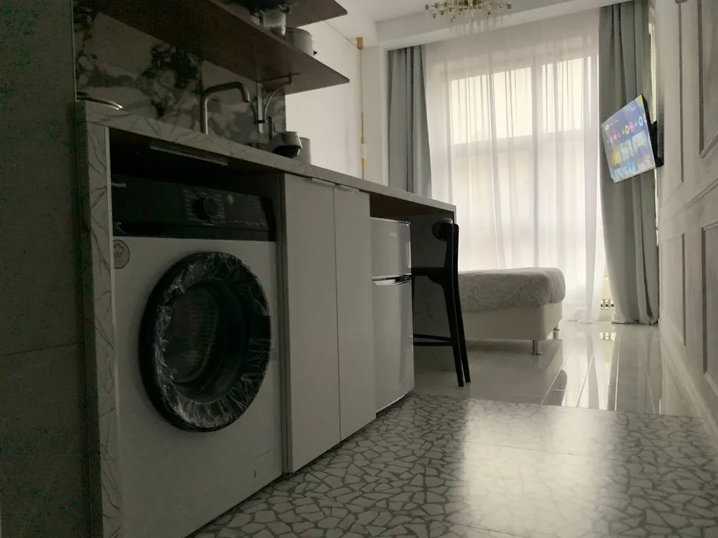 Бизнес-апартаменты PLAZA - парковка, кухня, стиральная машина, СмартТВ