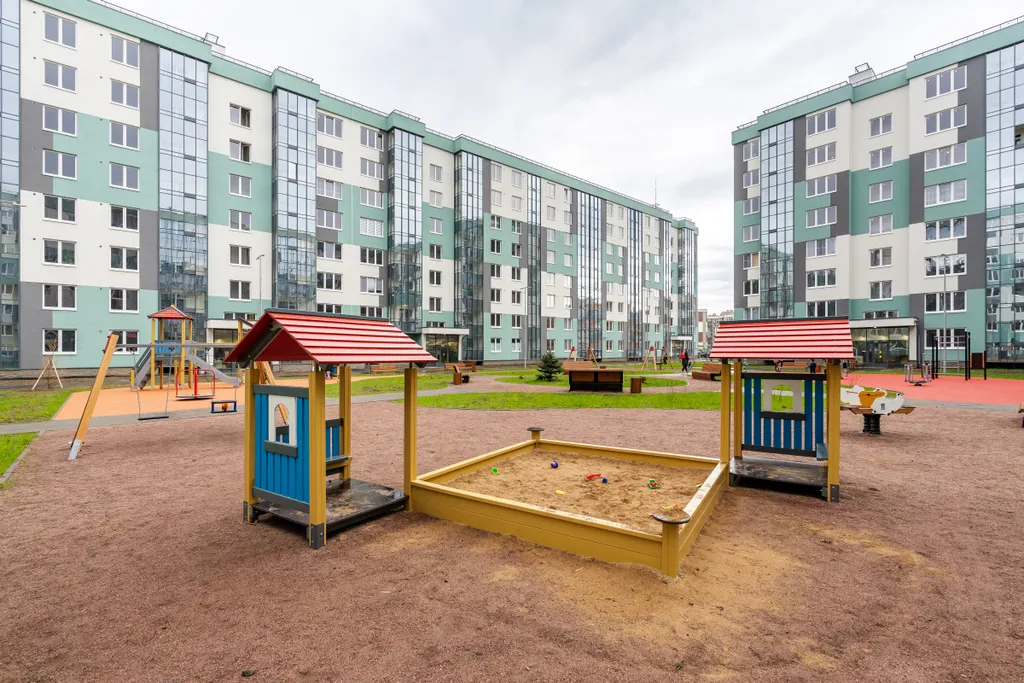 Квартира Квартира Медовая студия в ЖК Ясно Янино — Янино-1