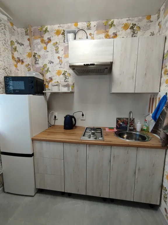 Яркая оранжевая квартира