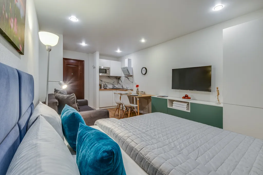 Квартира Квартира Стильный апартамент у метро Комендантский проспект — Санкт-Петербург