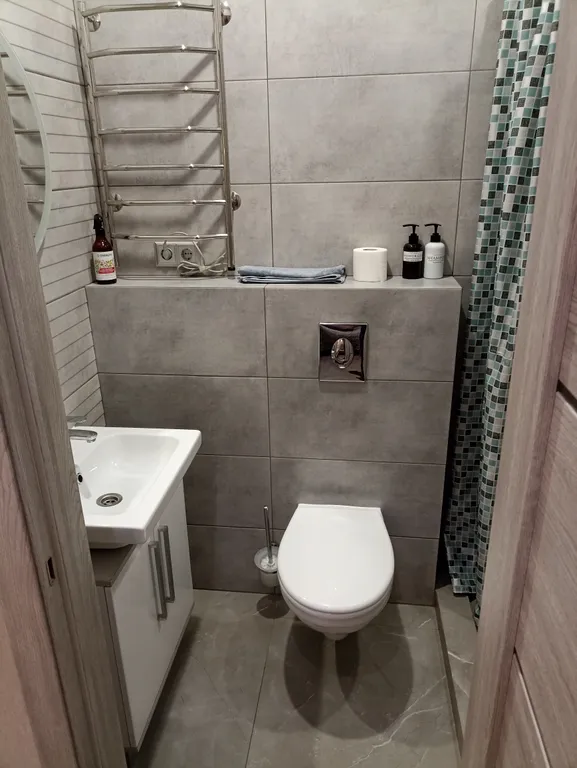 Уютная студия с теплыми полами