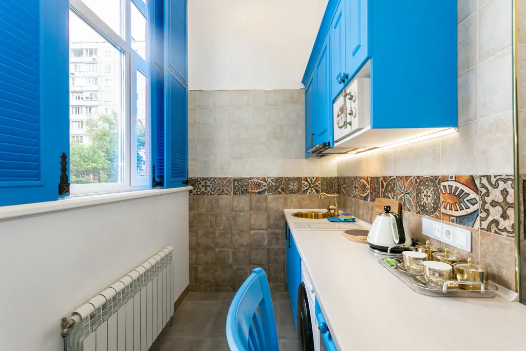 Квартира Квартира Двухкомнатный номер в традиционном греческом стиле — Новосибирск