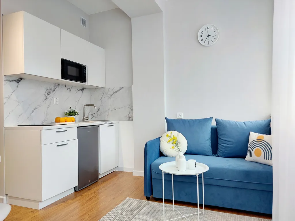 Просторная студия Space Apart Astana С3А с балконом в районе Байтерека