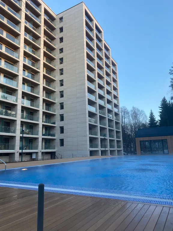 Апартамент с кухней на заливе