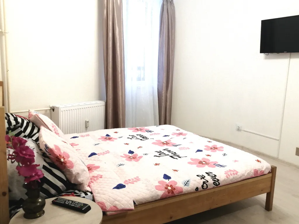 Уютная студия с большой кроватью