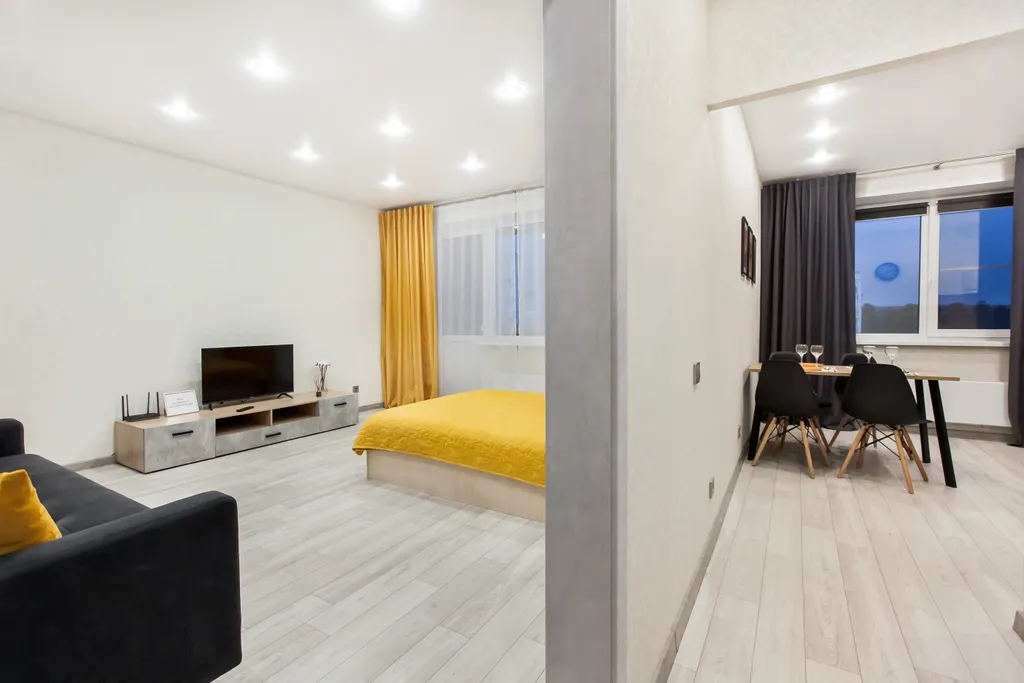 Квартира в центре города с видом на лес